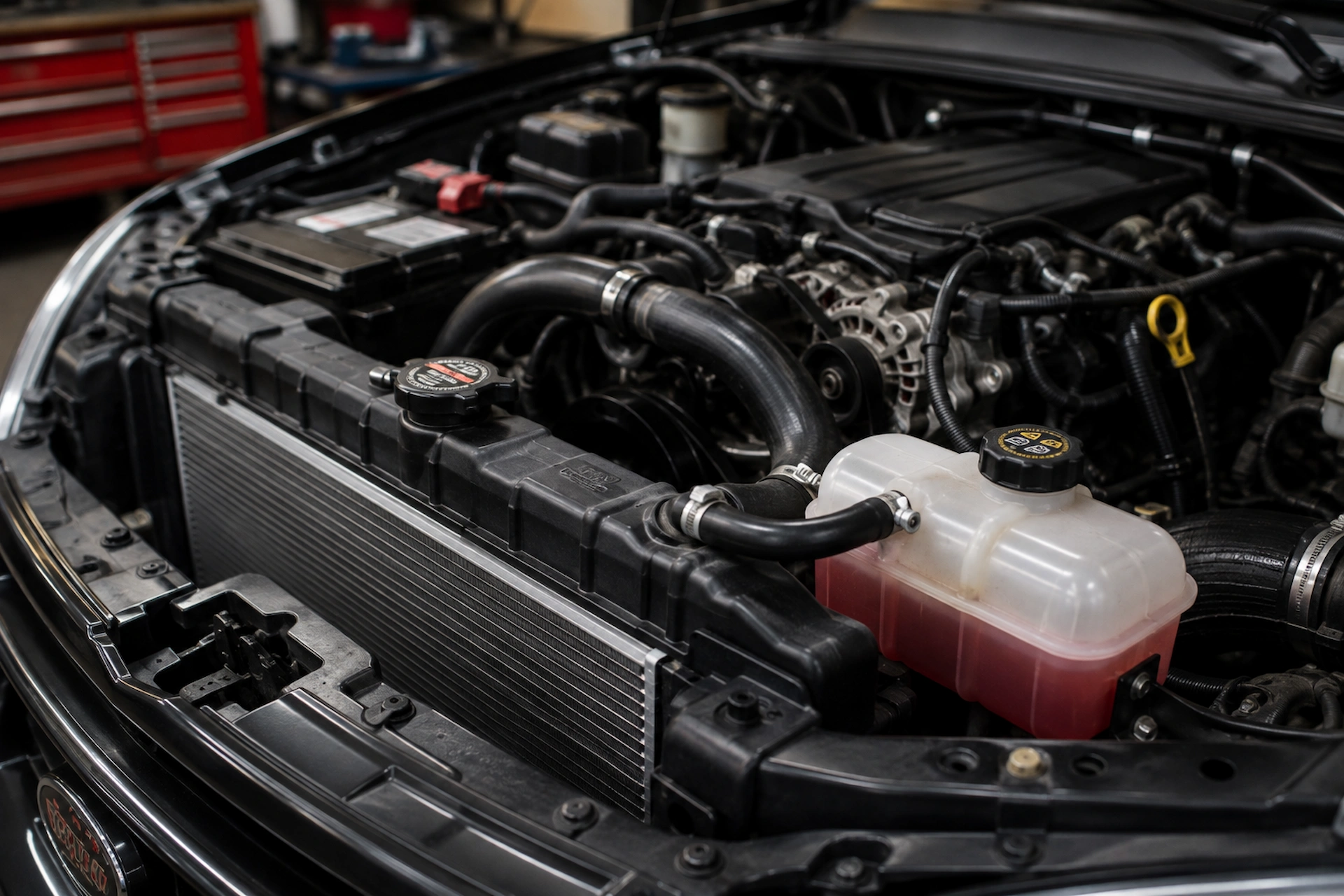 Cooling system repair at G&S Machine Shop
