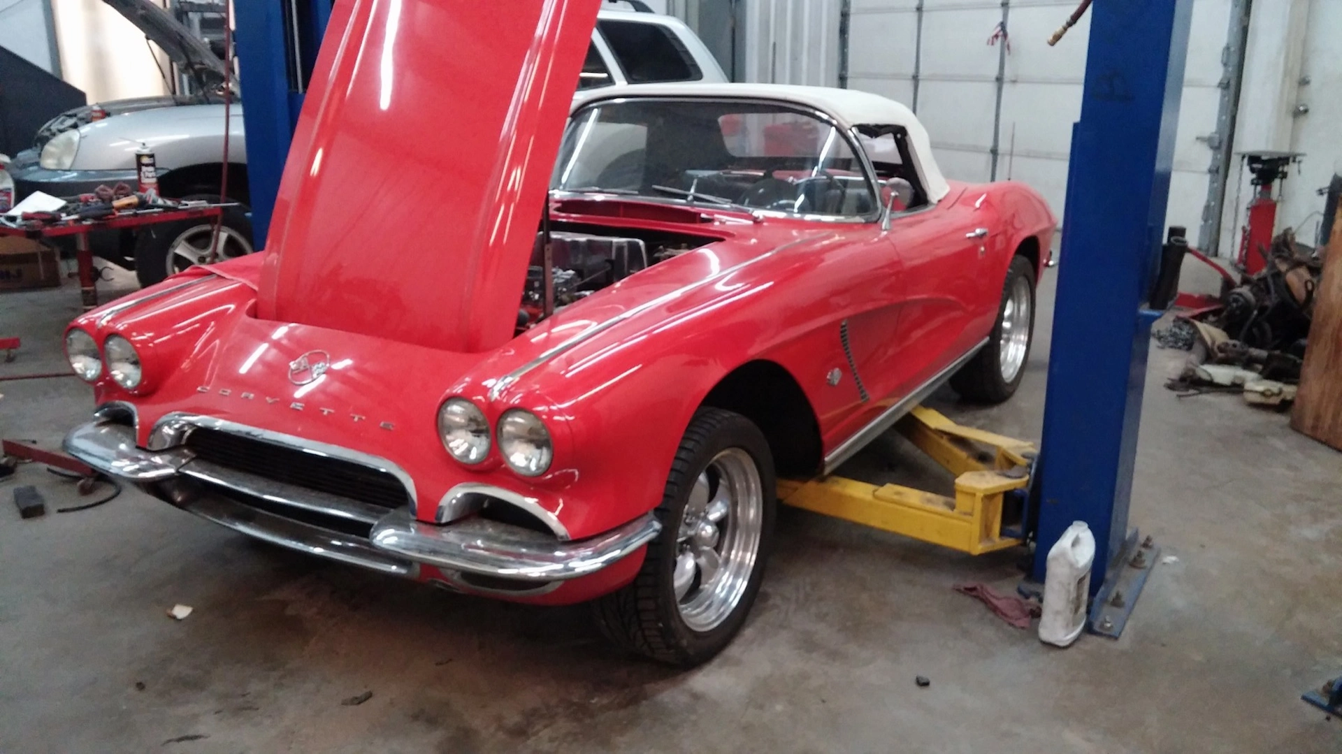 1962 Chevrolet Corvette C1 at G&S Machine Shop