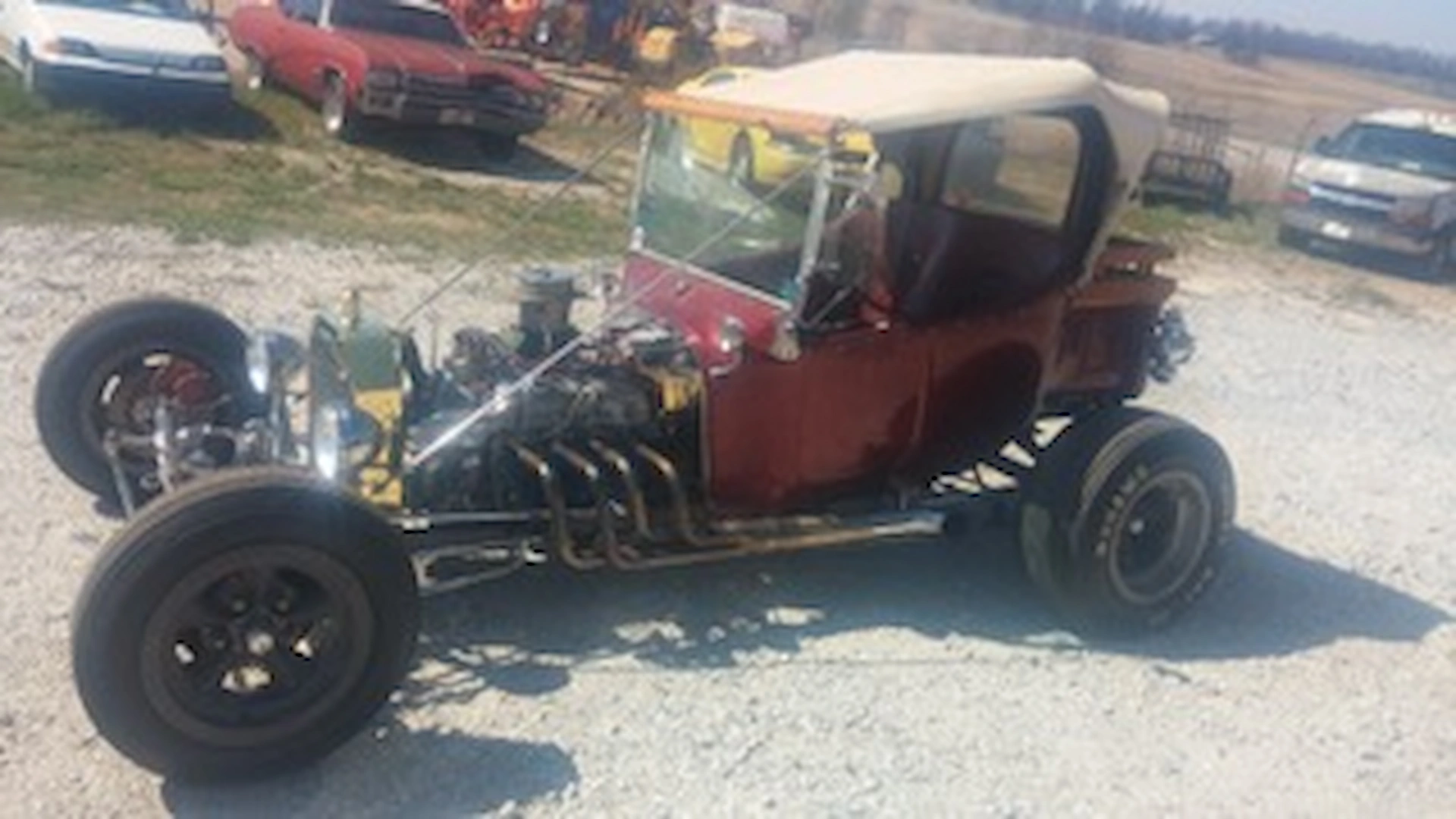 Ford T-Bucket hot rod at G&S Machine Shop
