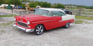 Classic Bel Air showcased by G&S Machine Shop in Northwest Arkansas