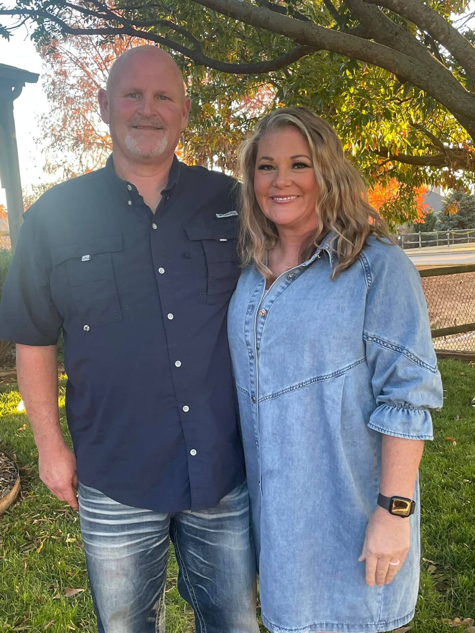 Greg owner of G&S Machine Shop standing with family outdoors in Springdale Arkansas